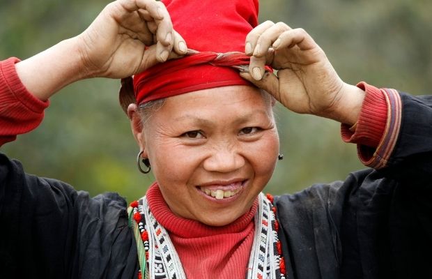 Red Dao woman in Sapa